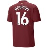 Camisola + Calções Manchester City Rodrigo 16 Criança Equipamento 3ª 24/25